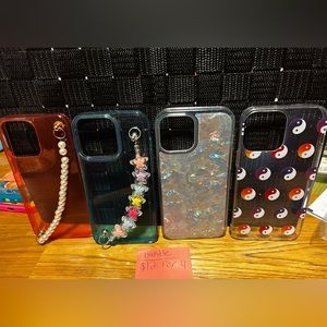 Phone case bundle- they were barely used and in good shape